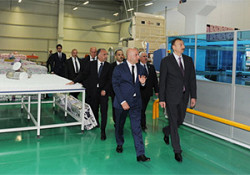 The opening of the Gilan Textile Park